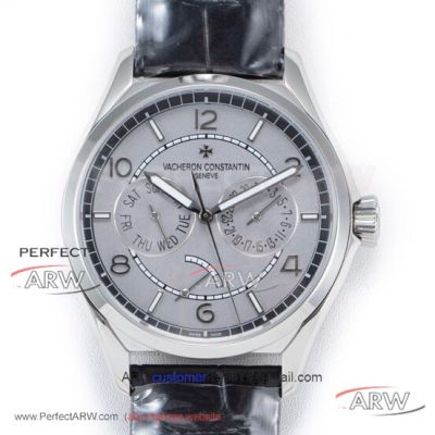 TW Factory Replica Swiss Vacheron Constantin Fiftysix Day-Date Gray Dial 40mm Automatic Men's Watch 